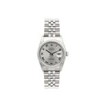 Rolex Datejust 36 16220 (Unknown (random serial)) - Grey dial 36 mm Steel case (1/5)