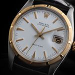 Rolex Oyster Precision 6694 (1947) - White dial 34 mm Gold/Steel case (3/8)