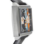 TAG Heuer Monaco Calibre 12 CAW2113.FC6250 (Onbekend (willekeurig serienummer)) - Zwart wijzerplaat 39mm Staal (7/8)