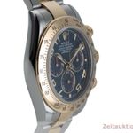 Rolex Daytona 116523 (Onbekend (willekeurig serienummer)) - Blauw wijzerplaat 40mm Goud/Staal (7/8)