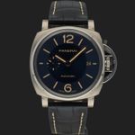 Panerai Luminor Due PAM00927 (2022) - Blue dial 42 mm Titanium case (3/8)