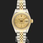 Rolex Lady-Datejust 69173 (1992) - Champagne dial 26 mm Gold/Steel case (2/8)