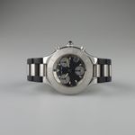 Cartier 21 Chronoscaph 2424 (Unknown (random serial)) - Black dial 38 mm Steel case (3/8)
