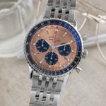 Breitling Navitimer 1 B01 Chronograph AB0138241K1A1 (Unknown (random serial)) - Red dial 43 mm Steel case (3/8)