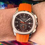 Patek Philippe Aquanaut 5968A-001 (2019) - Zwart wijzerplaat 42mm Staal (7/8)