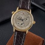 Jaeger-LeCoultre Master Geographic QA169102 (1992) - Zilver wijzerplaat 38mm Geelgoud (3/8)