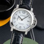 Panerai Luminor Marina PAM01314 (Onbekend (willekeurig serienummer)) - Wit wijzerplaat 44mm Staal (1/8)