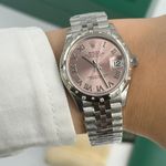 Rolex Datejust 31 278344RBR (2024) - Roze wijzerplaat 31mm Staal (8/8)