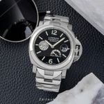 Panerai Luminor Power Reserve PAM00171 (Onbekend (willekeurig serienummer)) - Zwart wijzerplaat 44mm Staal (3/8)