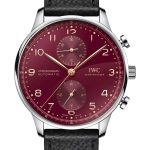 IWC Portuguese Chronograph IW371629 (2026) - Red dial 41 mm Steel case (1/1)