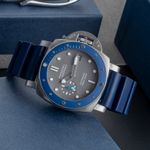 Panerai Luminor Submersible PAM00959 (Unknown (random serial)) - Grey dial 42 mm Steel case (2/8)