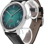 Glashütte Original Sixties Panorama Date 2-39-47-04-02-04 (2019) - Green dial 42 mm Steel case (3/5)