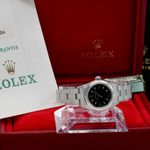 Rolex Oyster Perpetual 26 76094 (2000) - Black dial 26 mm Steel case (3/8)