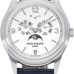 Patek Philippe Annual Calendar 5146G-001 (2005) - Beige dial 39 mm White Gold case (2/5)