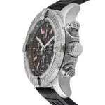 Breitling Super Avenger A13375 (Onbekend (willekeurig serienummer)) - Zwart wijzerplaat 48mm Staal (6/8)