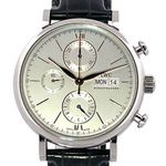 IWC Portofino Chronograph IW391031 (2022) - Silver dial 42 mm Steel case (1/8)