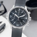 IWC Aquatimer Chronograph IW376803 (Onbekend (willekeurig serienummer)) - Zwart wijzerplaat 44mm Staal (3/8)