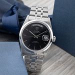 Tudor Prince Date 76200 (Onbekend (willekeurig serienummer)) - Zwart wijzerplaat 36mm Staal (1/8)