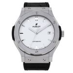 Hublot Classic Fusion 511.NX.2611.LR (2017) - Silver dial 45 mm Titanium case (1/8)