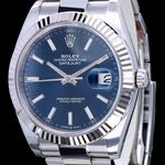 Rolex Datejust 41 126334 (2022) - Blue dial 41 mm Steel case (2/8)