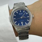 Piaget Polo G0A46018 (2022) - Blauw wijzerplaat 36mm Staal (8/8)