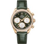 Omega Speedmaster Date 324.58.38.50.60.001 (2026) - Green dial 38 mm Yellow Gold case (1/1)