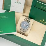 Rolex Oyster Perpetual Date 115234 (2018) - Blauw wijzerplaat 34mm Staal (5/5)