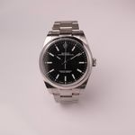 Rolex Oyster Perpetual 39 114300 (2018) - Black dial 39 mm Steel case (4/6)