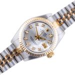 Rolex Lady-Datejust 69173 (1991) - Silver dial 26 mm Gold/Steel case (1/8)