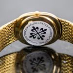 Patek Philippe Golden Ellipse 3605/1J (1977) - Blauw wijzerplaat 38mm Geelgoud (5/8)