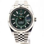 Rolex Sky-Dweller 336934 (2024) - Green dial 42 mm Steel case (1/8)