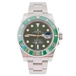Rolex Submariner Date 116610LV (Unknown (random serial)) - Green dial 40 mm Steel case (1/8)