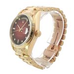 Rolex Day-Date 36 18038 (1986) - Rood wijzerplaat 36mm Geelgoud (2/6)