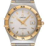 Omega Constellation 796.1201 (1998) - Wit wijzerplaat 27mm Goud/Staal (1/7)