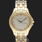Cartier Cougar 116000R (2007) - White dial 33 mm Yellow Gold case (3/7)