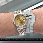Rolex Datejust 36 16233 (1988) - 36 mm Gold/Steel case (2/8)