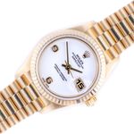 Rolex Lady-Datejust 79178 (1997) - Wit wijzerplaat 26mm Geelgoud (1/8)