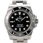 Rolex Submariner No Date 114060 (2018) - Black dial 40 mm Steel case (1/8)