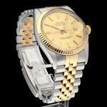 Rolex Datejust 36 16013 (1988) - Champagne dial 36 mm Gold/Steel case (5/8)