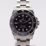 Rolex Submariner No Date 114060 (2012) - Zwart wijzerplaat 40mm Staal (3/8)