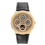 Audemars Piguet Quantieme Perpetual Calendar 25558BA (1988) - Transparant wijzerplaat 36mm Geelgoud (2/7)