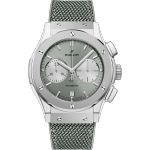 Hublot Classic Fusion Chronograph 521.NX.891G.NR (2026) - Green dial 45 mm Titanium case (1/1)