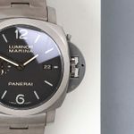 Panerai Luminor Marina 1950 3 Days Automatic PAM00352 (2017) - Brown dial 44 mm Titanium case (5/8)