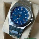 IWC Ingenieur Automatic IW323909 (2015) - Blue dial 40 mm Steel case (3/7)