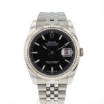 Rolex Datejust 36 116234 (2018) - Black dial 36 mm Steel case (1/4)