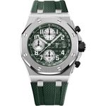 Audemars Piguet Royal Oak Offshore 26238TI.OO.A056CA.01 (2025) - Groen wijzerplaat 42mm Titanium (1/1)