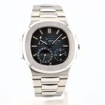 Patek Philippe Nautilus 3712/1A (2005) - Blauw wijzerplaat 39mm Staal (1/8)