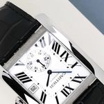 Cartier Tank MC W5330003 (2020) - Zilver wijzerplaat 34mm Staal (4/8)