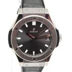 Hublot Classic Fusion Racing Grey 581.NX.7071.LR (Onbekend (willekeurig serienummer)) - Grijs wijzerplaat 33mm Titanium (1/5)