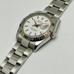 Rolex Datejust Turn-O-Graph 116264 (2005) - Wit wijzerplaat 36mm Staal (5/10)